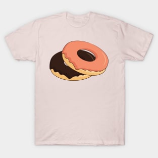 Pink and Chocolate Donuts T-Shirt